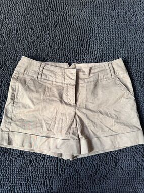Express Olive Cuffed Shorts